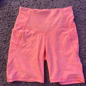 Peach Biker Shorts